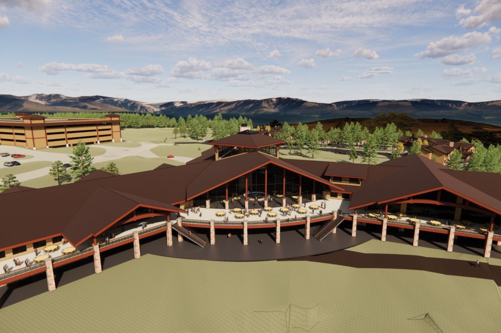 Student center from above